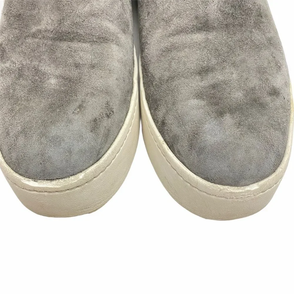 Vince. Women’s Gray Suede Slip‎ On Mules Sz 7 M
